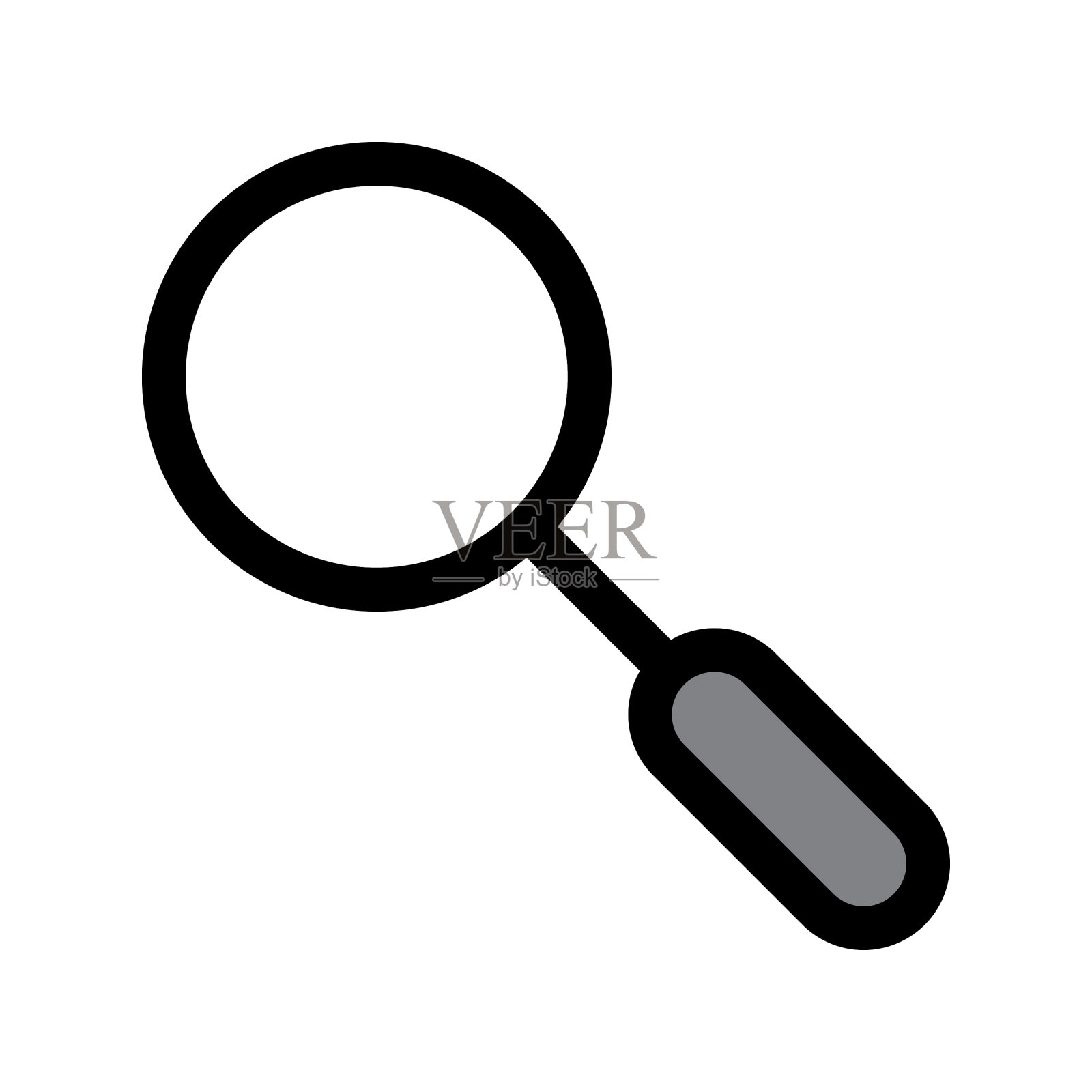 图形的放大图标图标素材