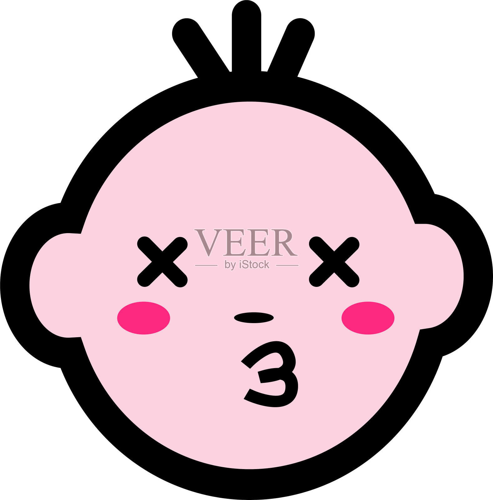 儿童情感图标标识设计设计元素图片