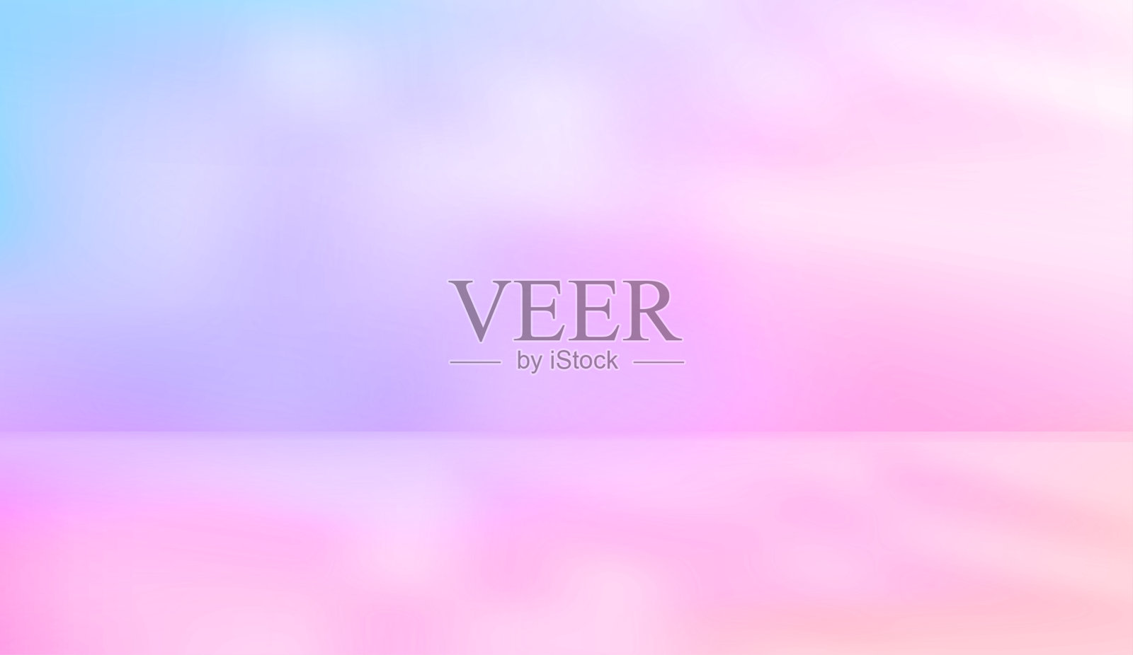 室内有霓虹灯耀斑效果。窗户的光线反射在墙上和地板上插画图片素材