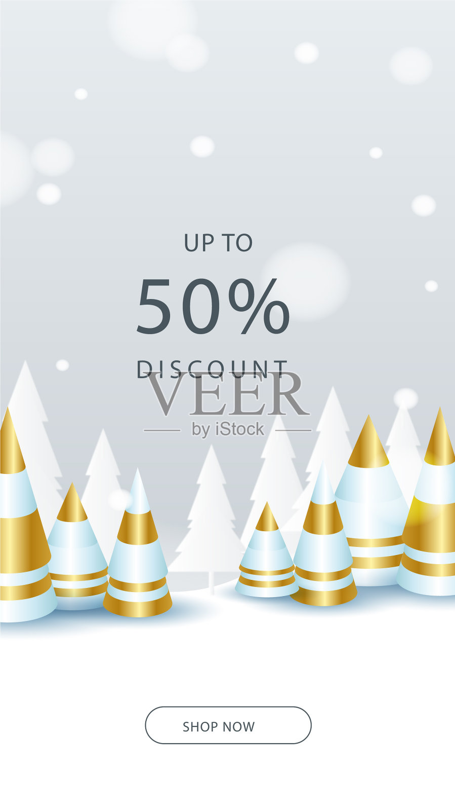 抽象的背景设计冬季圣诞特卖插画图片素材