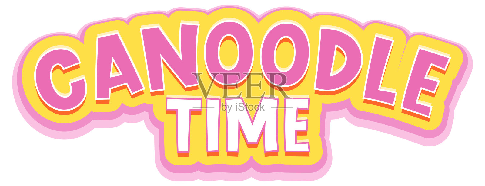 烛光时间孤立文字设计元素图片