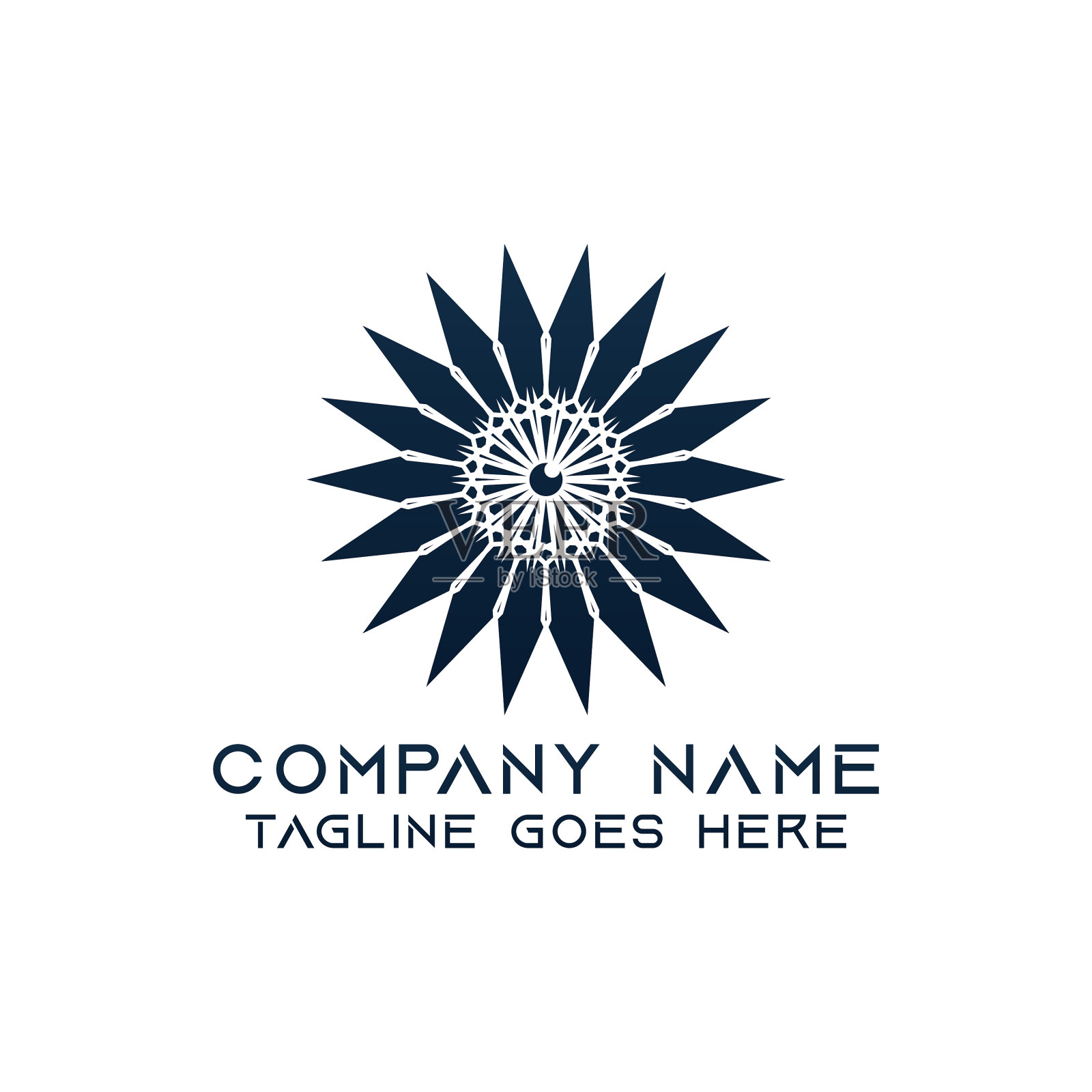 螺旋眼标志设计模板插画图片素材