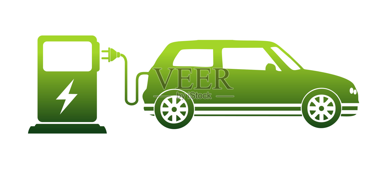 电动汽车7插画图片素材