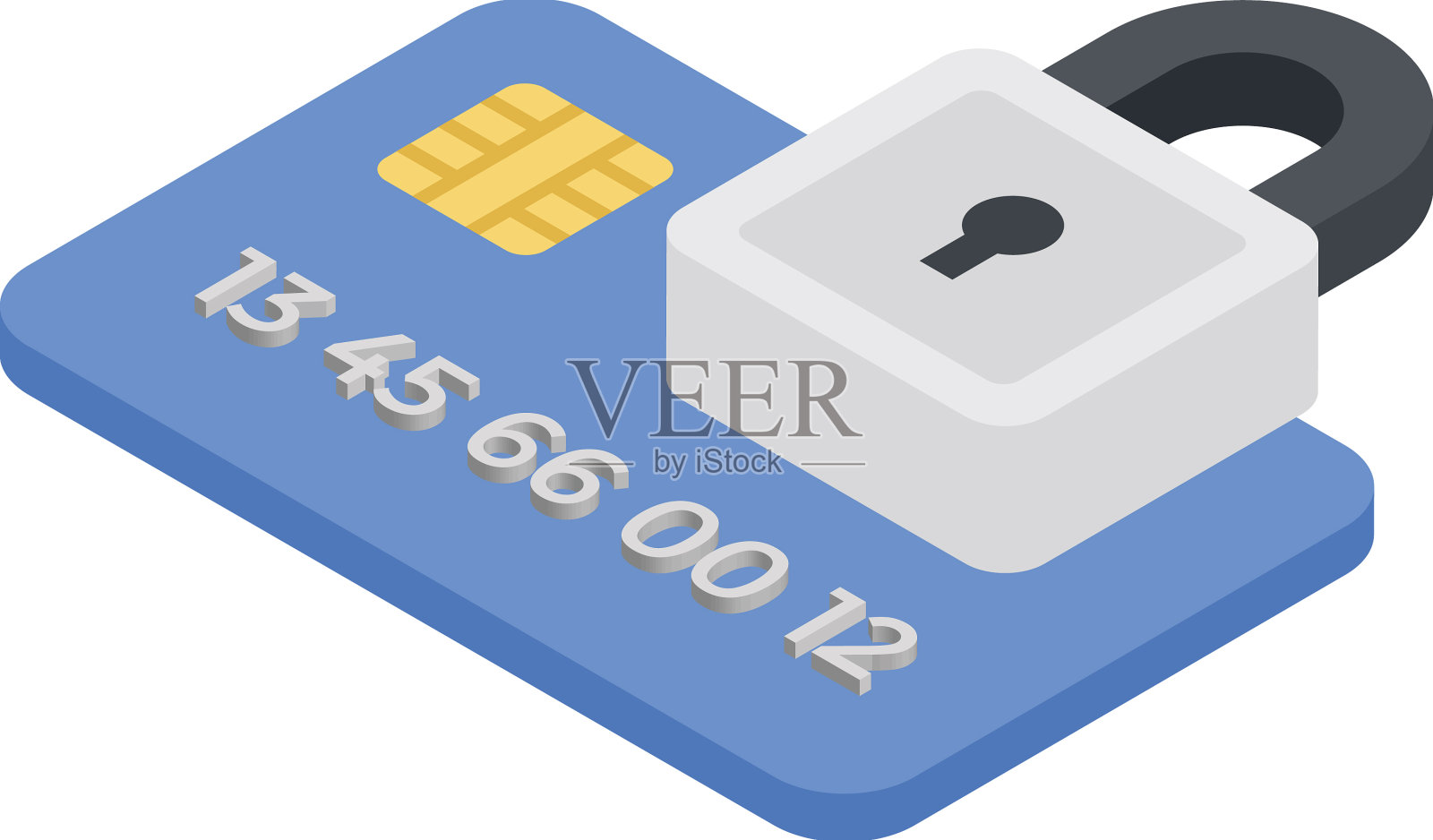 银行安全设计元素图片