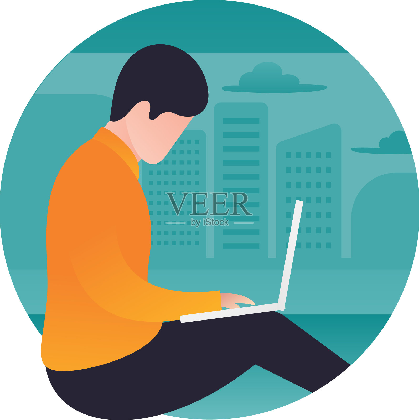 在线工作设计元素图片