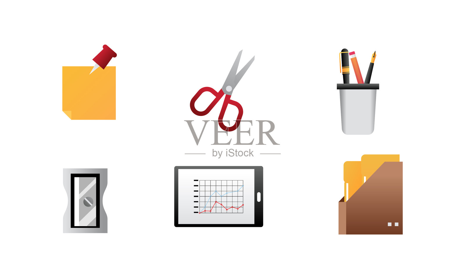 办公设备标志图标图标素材