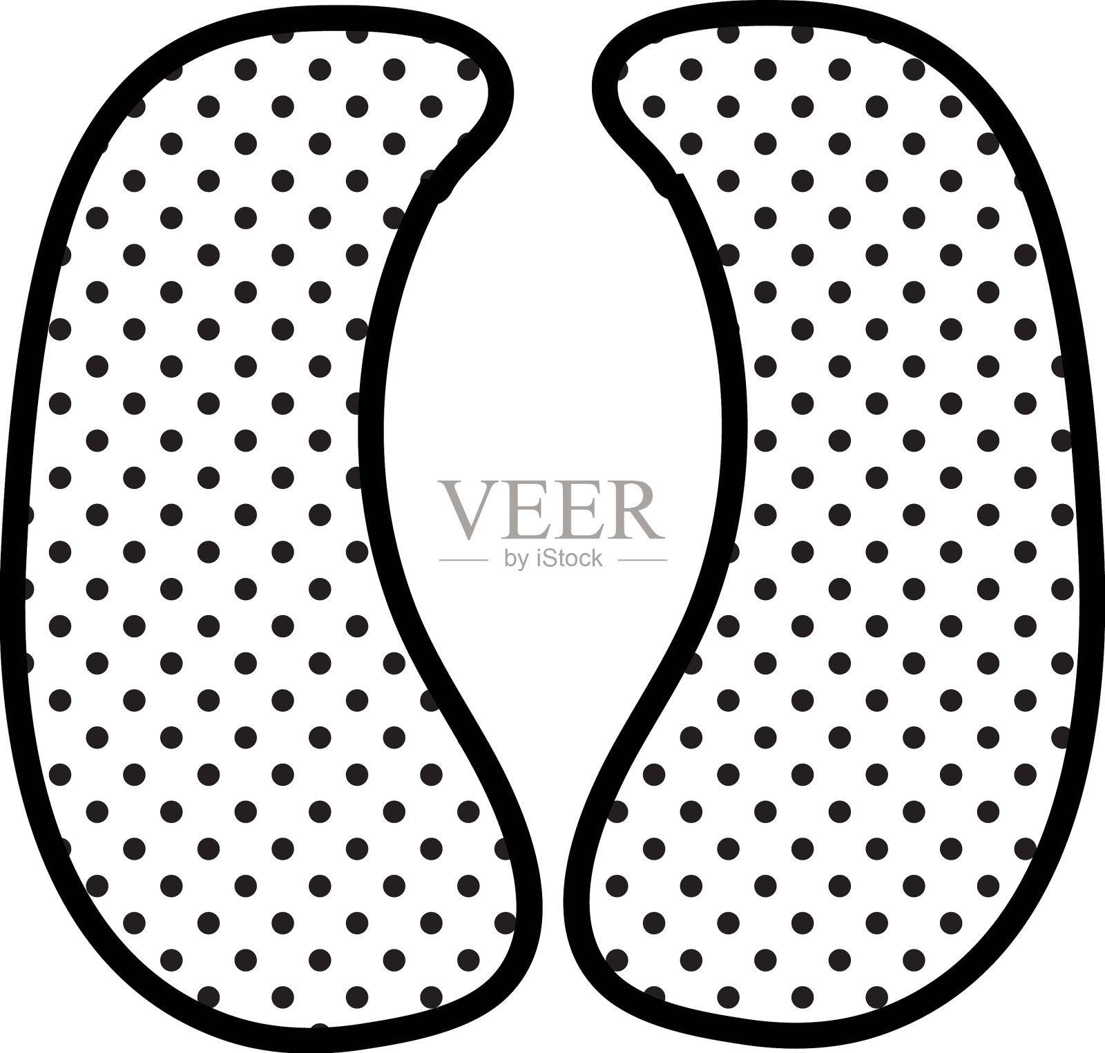 动物足迹图标标识设计插画图片素材