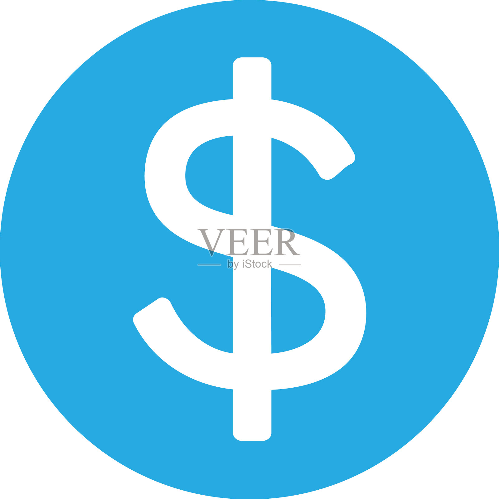 美元图标符号设计插画图片素材