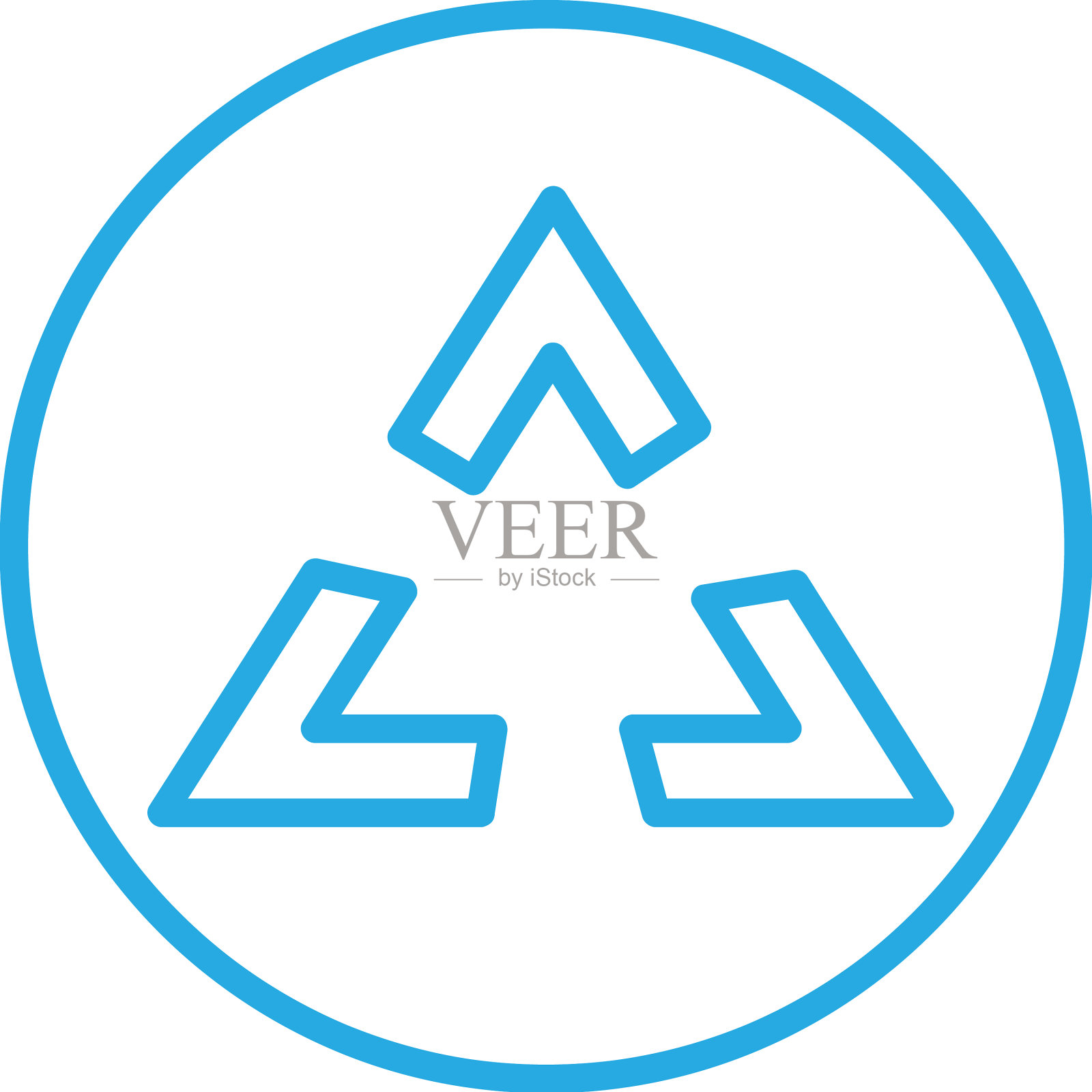 箭头图标标志设计插画图片素材