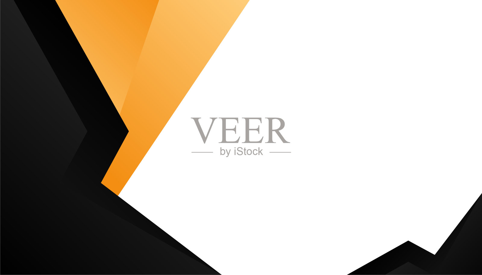 现代简单的3D橙色黑色抽象背景。设计名片，介绍背景，小册子，小册子，证书，模板，背景，和旗帜插画图片素材