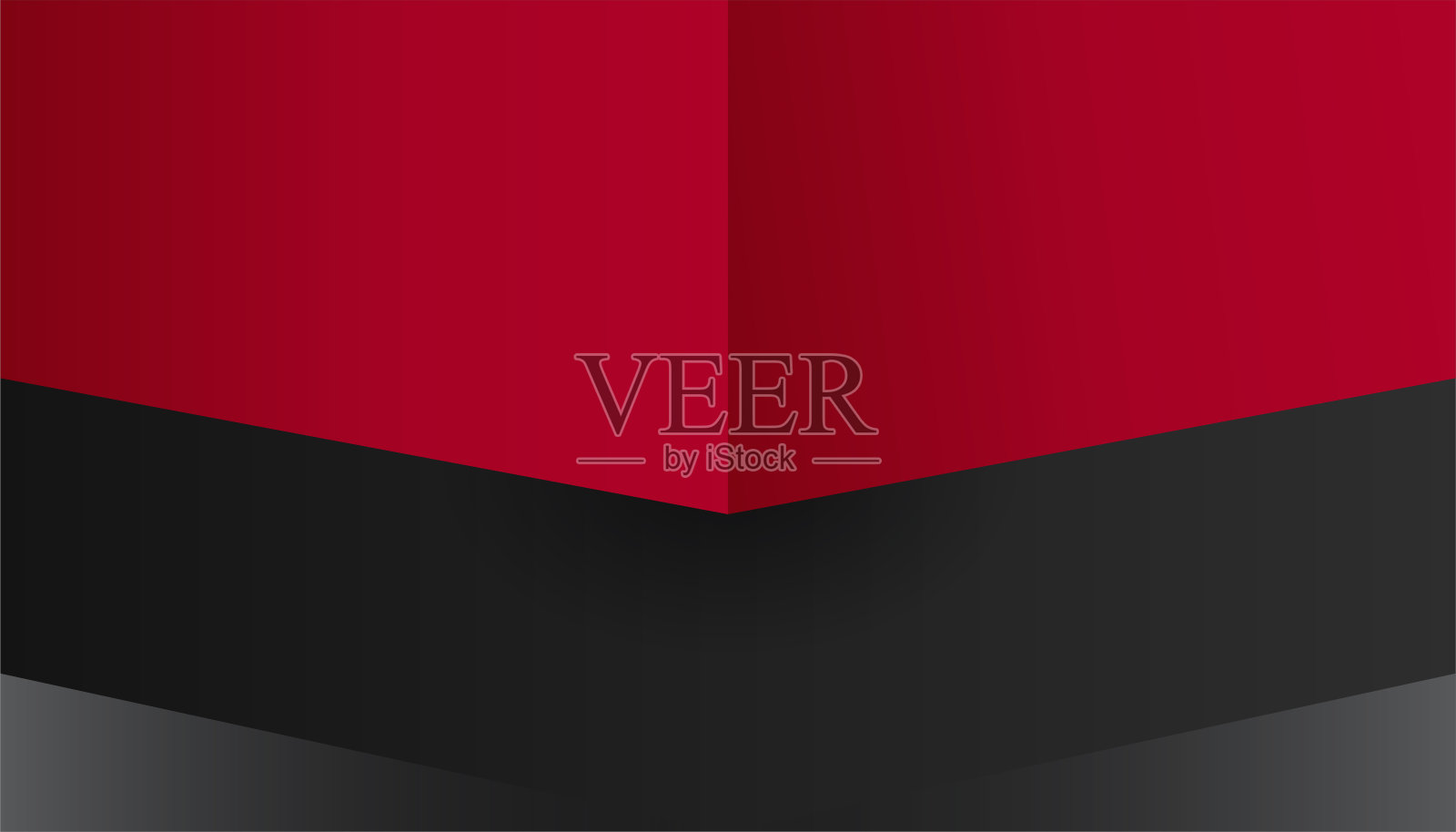 现代简单的3D红黑白抽象背景。设计名片，介绍背景，小册子，小册子，证书，模板，背景，和旗帜插画图片素材