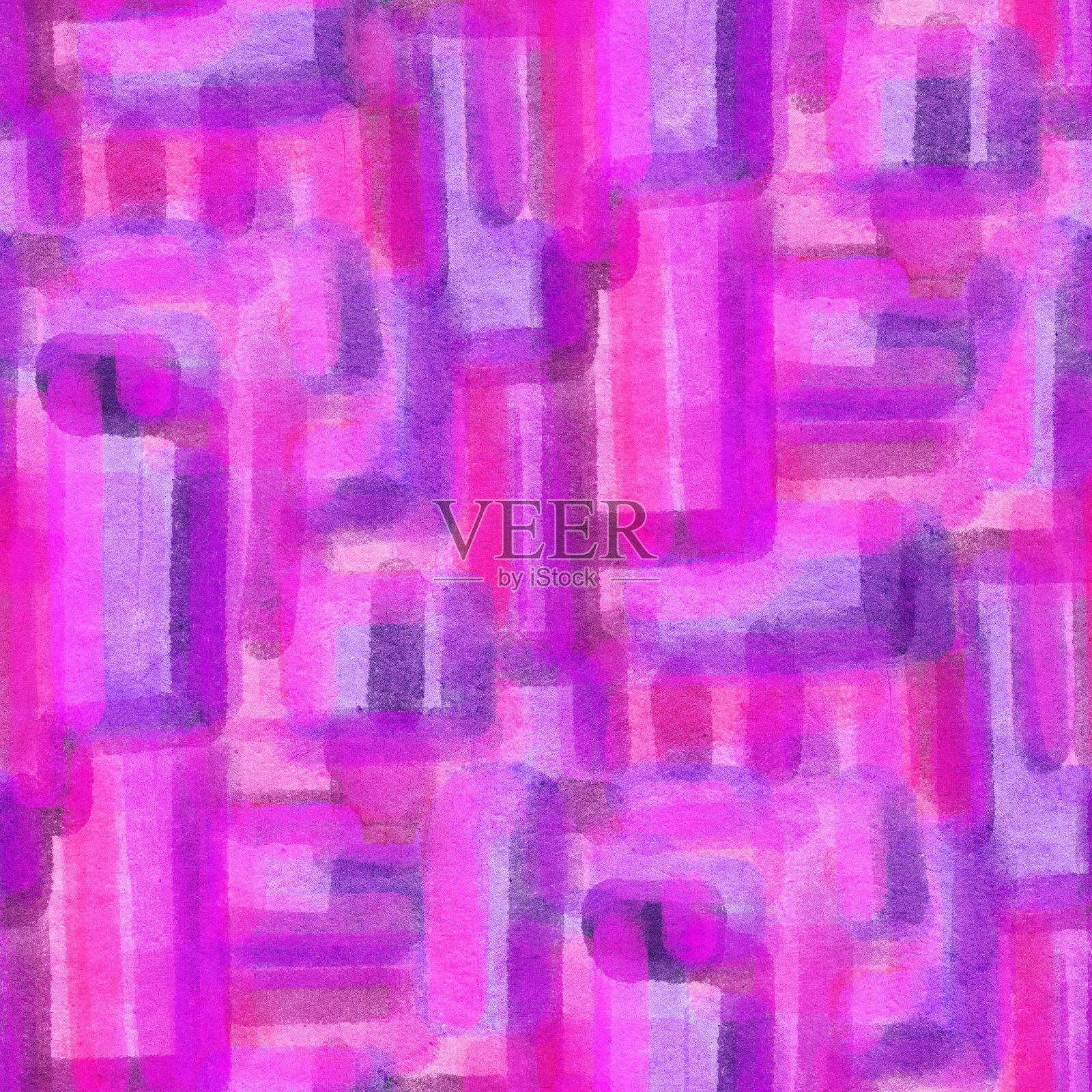 抽象无缝图案与丙烯画。手绘插图。插画图片素材