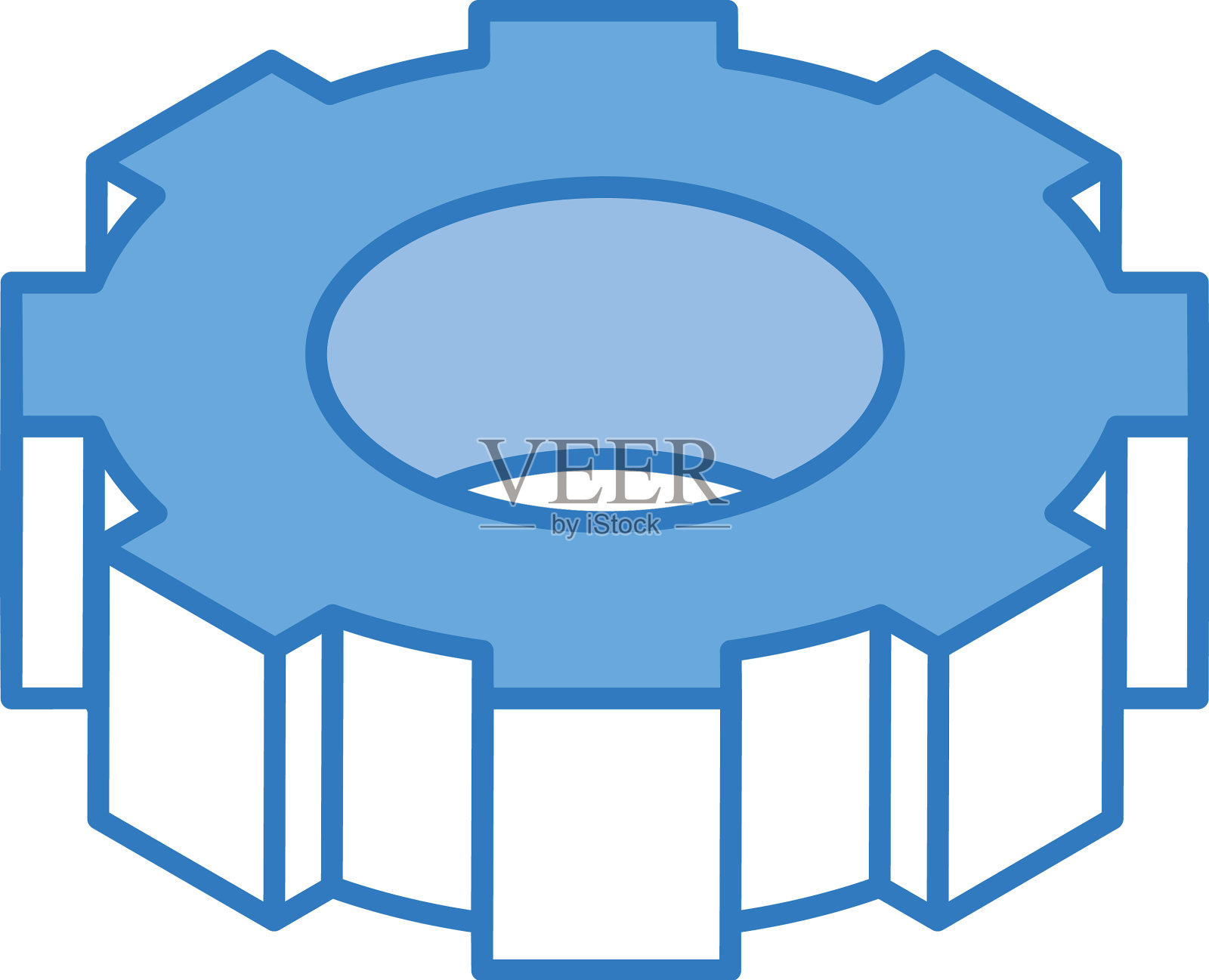 齿轮等距图标图标素材