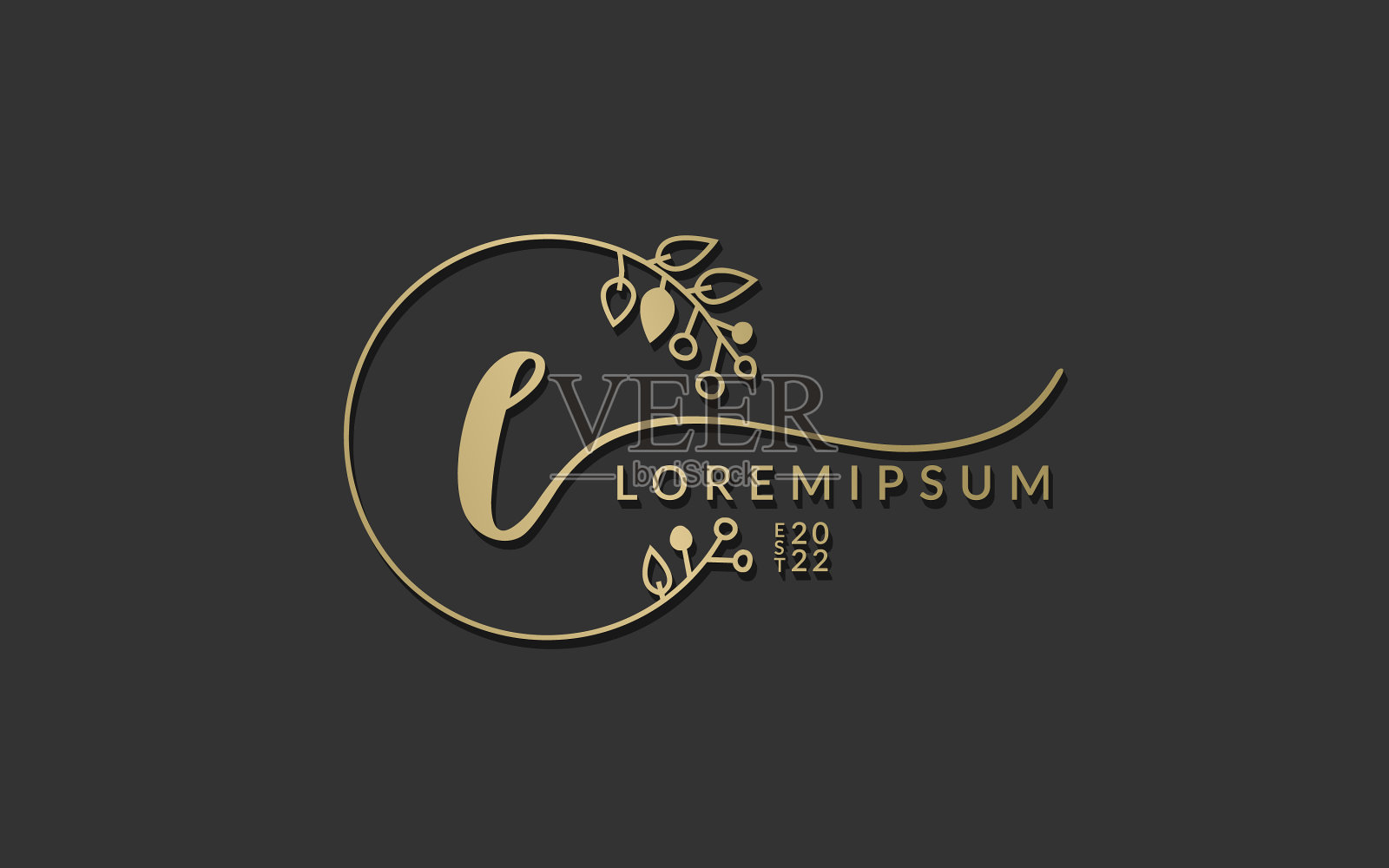 手写签名字母e插画图片素材