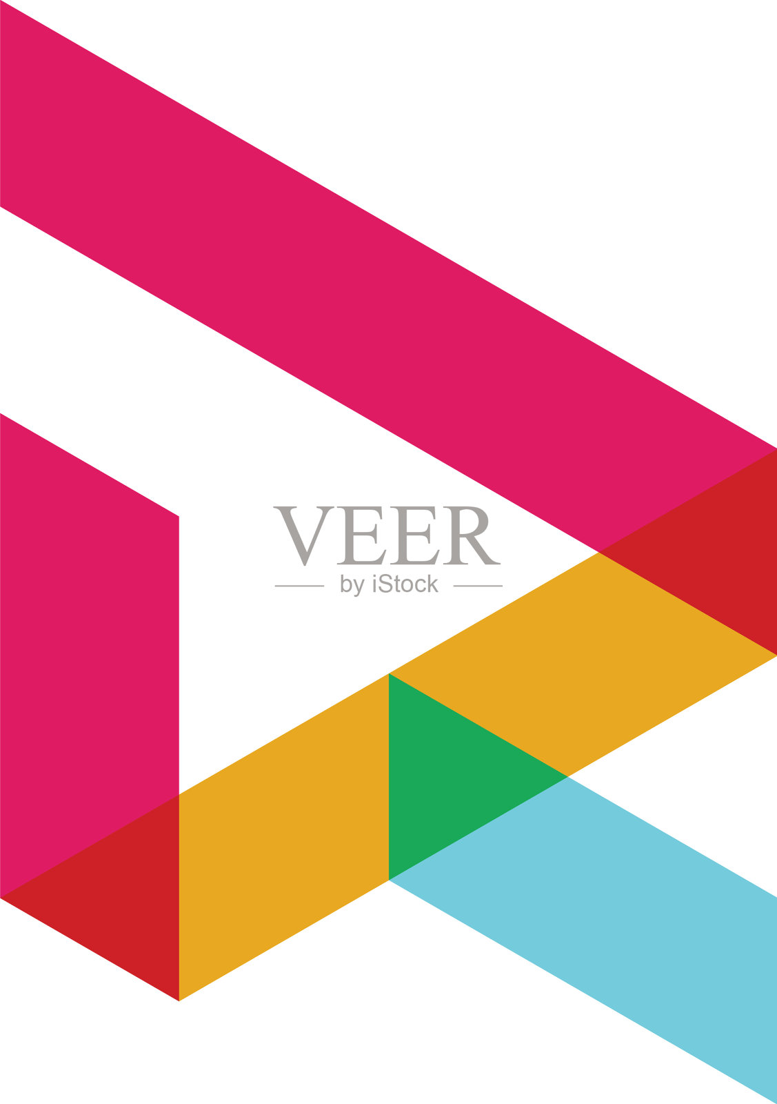 首字母r抽象logo模板设计元素图片