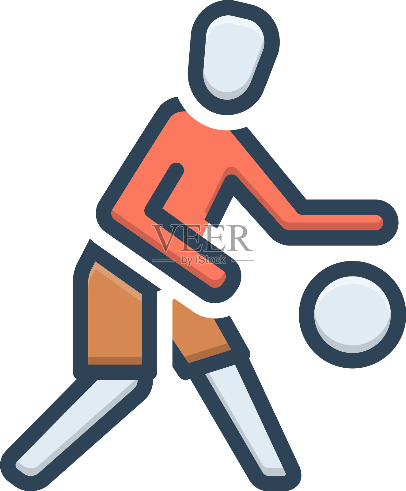 球员插画图片素材