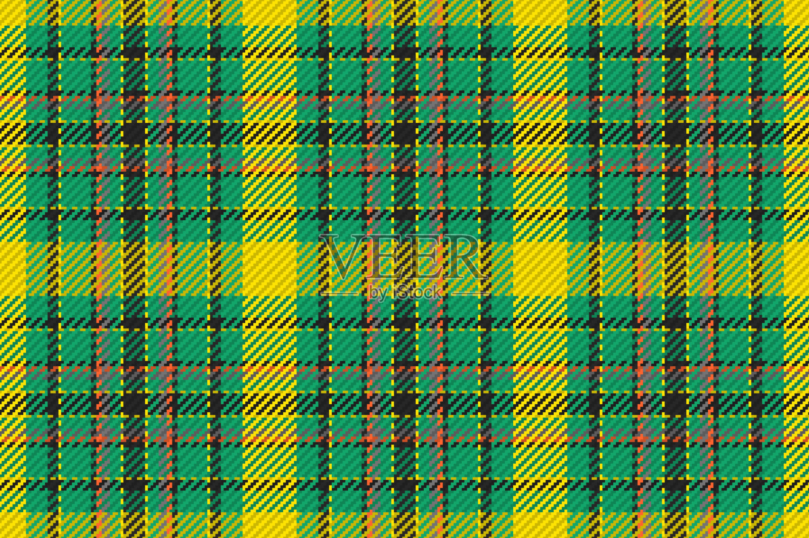无缝图案的苏格兰格子插画图片素材