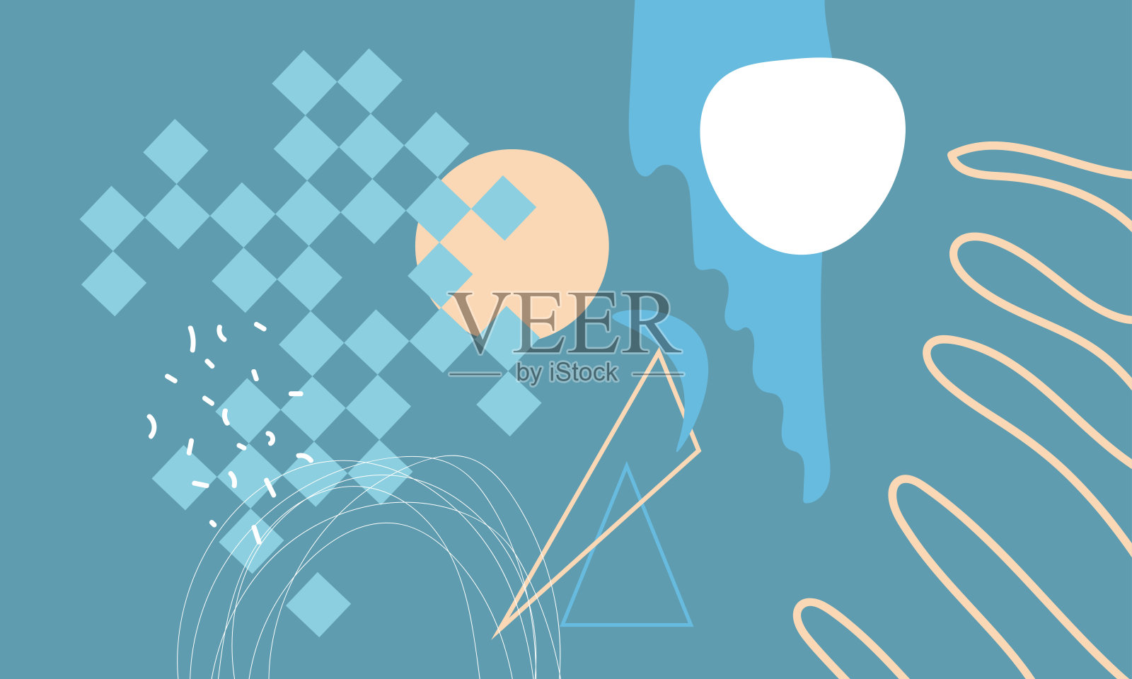 抽象图形集插画图片素材