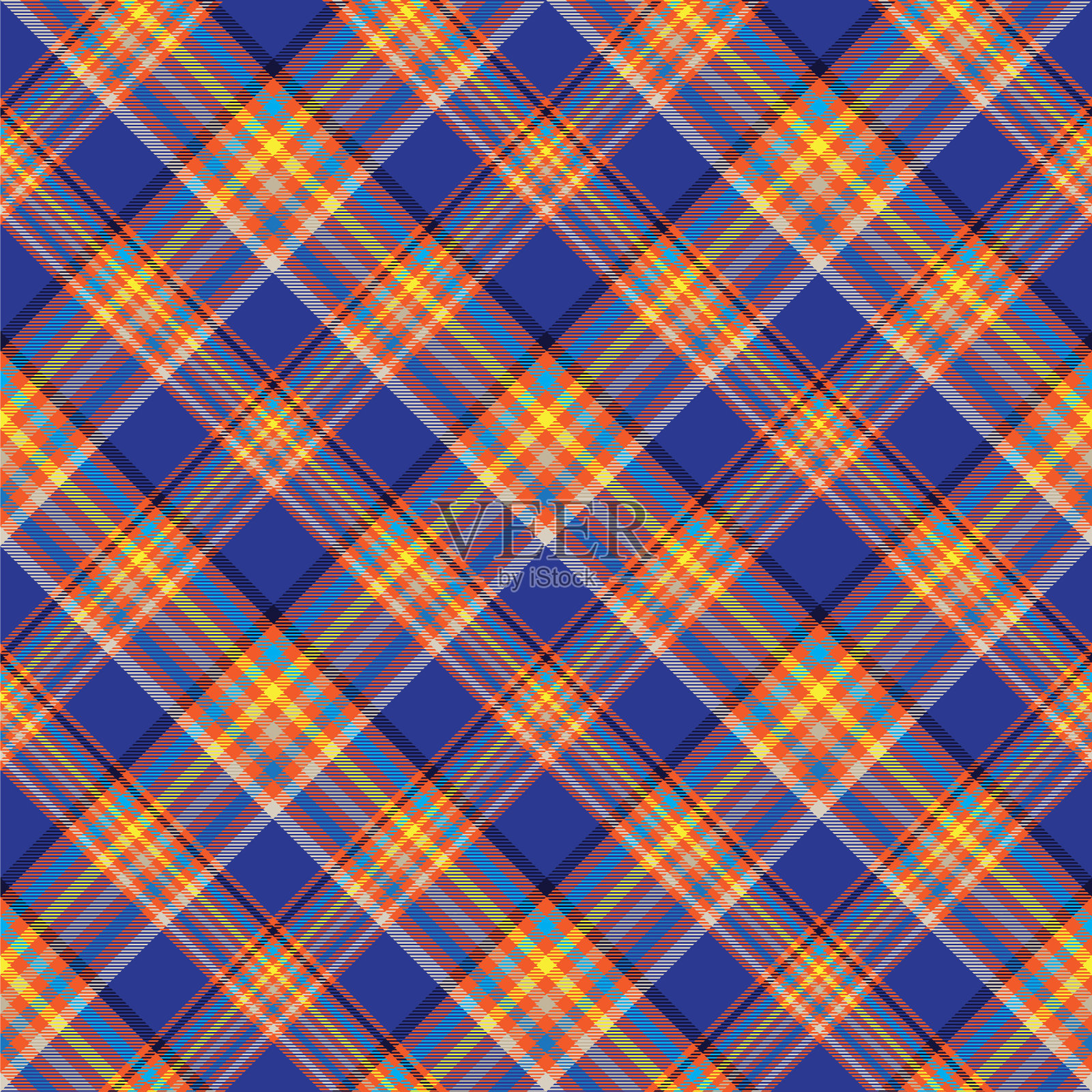 棕色斜纹格纹无缝插画图片素材