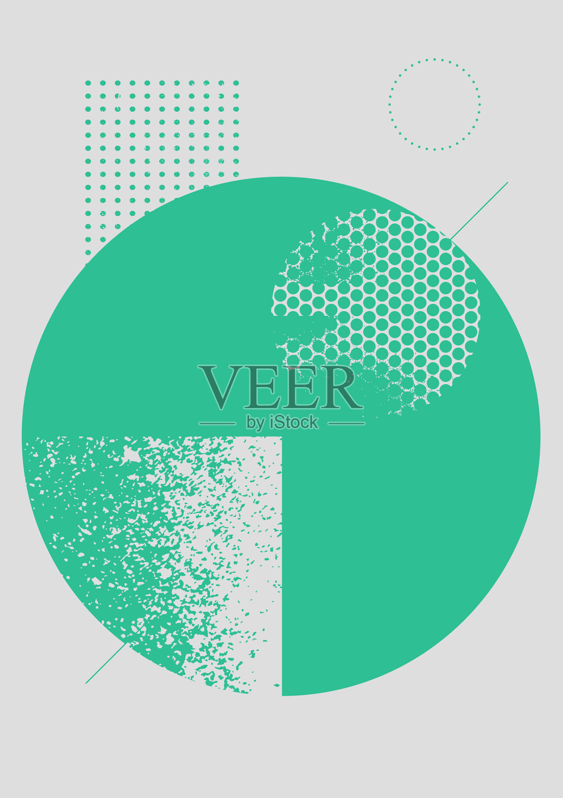 抽象几何图案垃圾背景插画图片素材