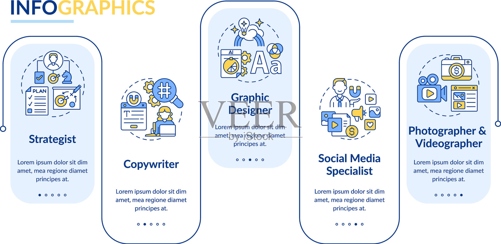 数字营销行业矩形设计模板素材