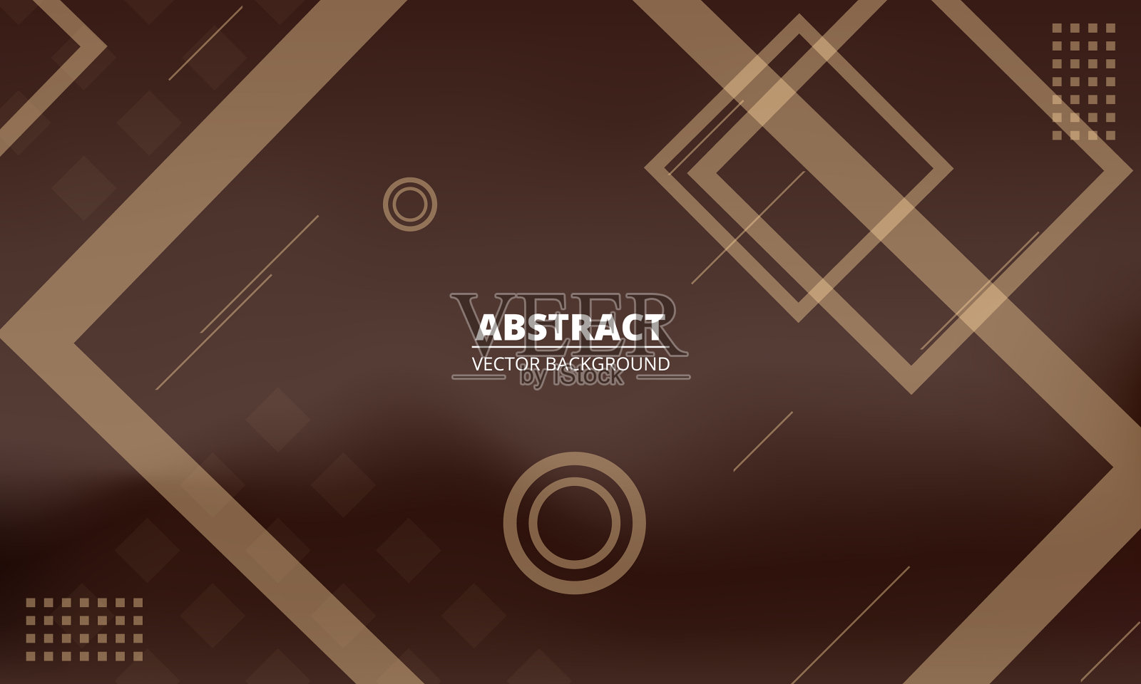 深棕色几何抽象背景暗插画图片素材