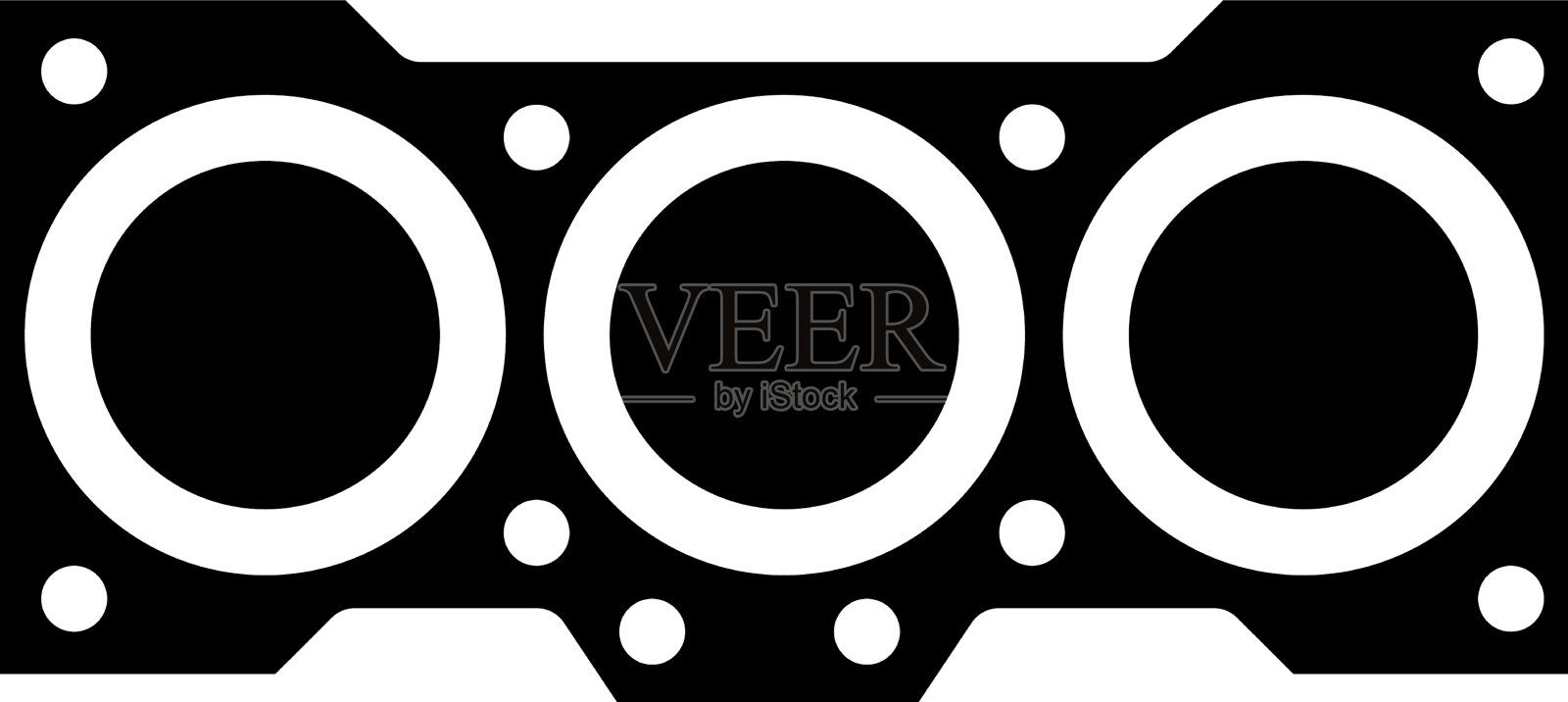 更换气缸盖垫片字形图标设计元素图片