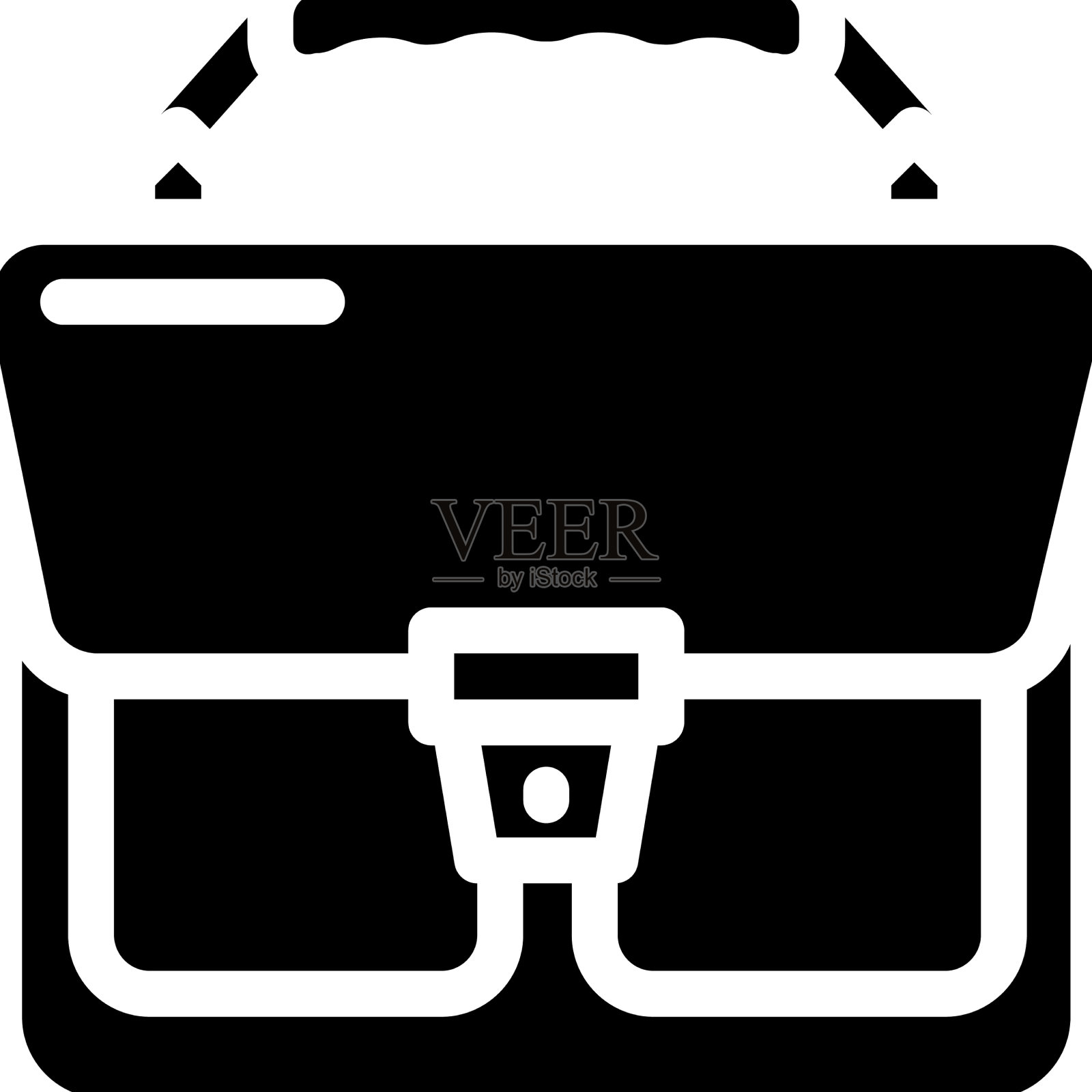 Zip业务文件字形图标插画图片素材