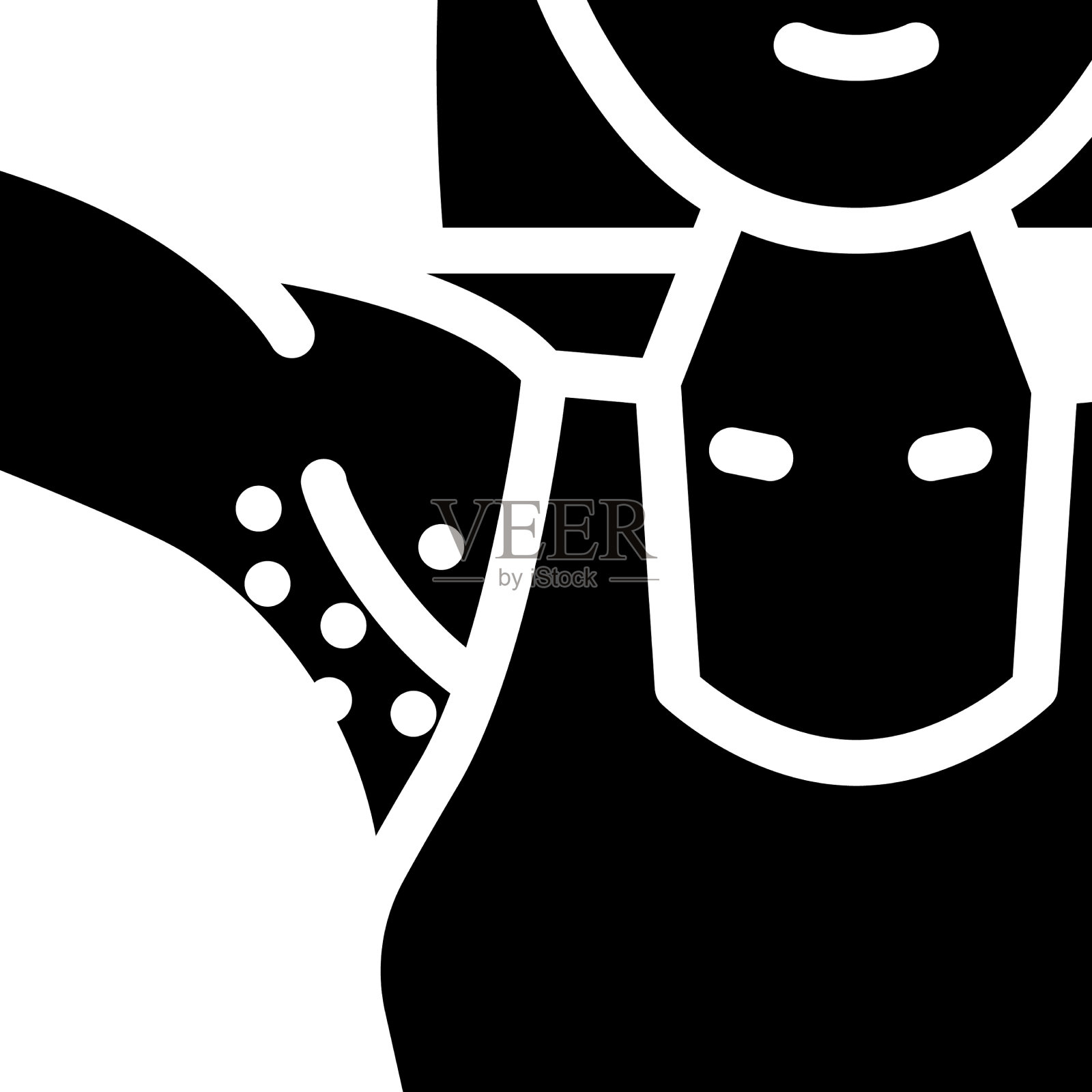 腋窝脱毛字形图标设计元素图片