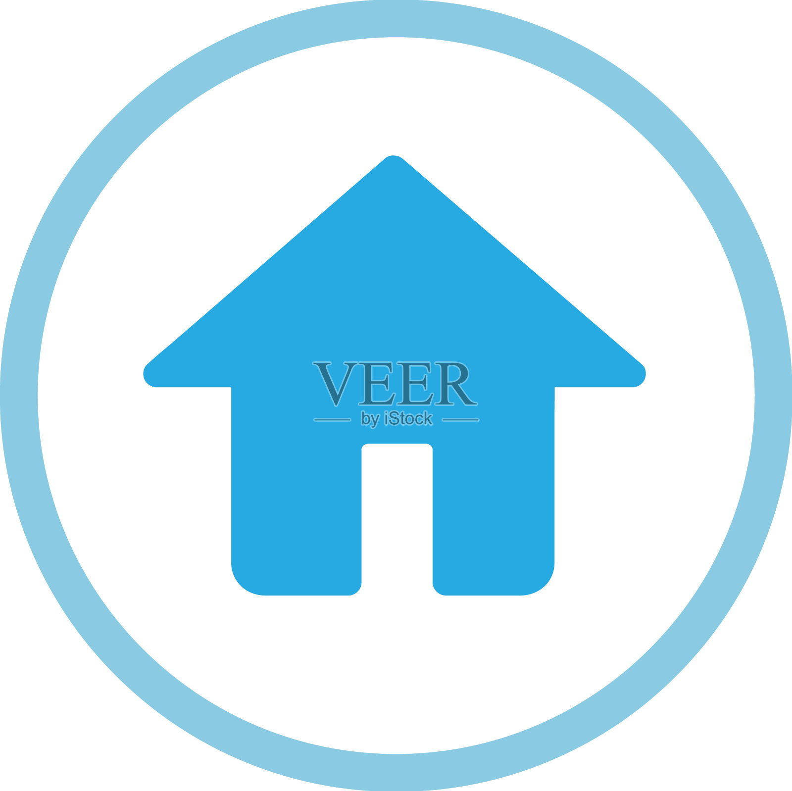 房子符号和家庭图标标志设计图标素材