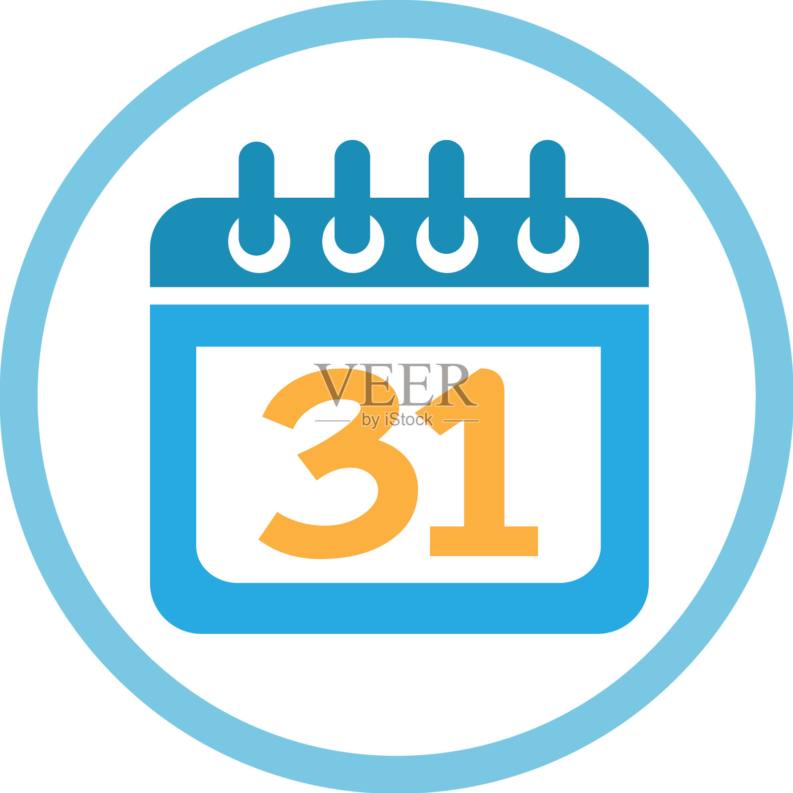 日历图标符号设计插画图片素材