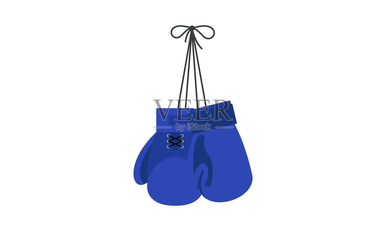 拳击装备工具标志插画图片素材