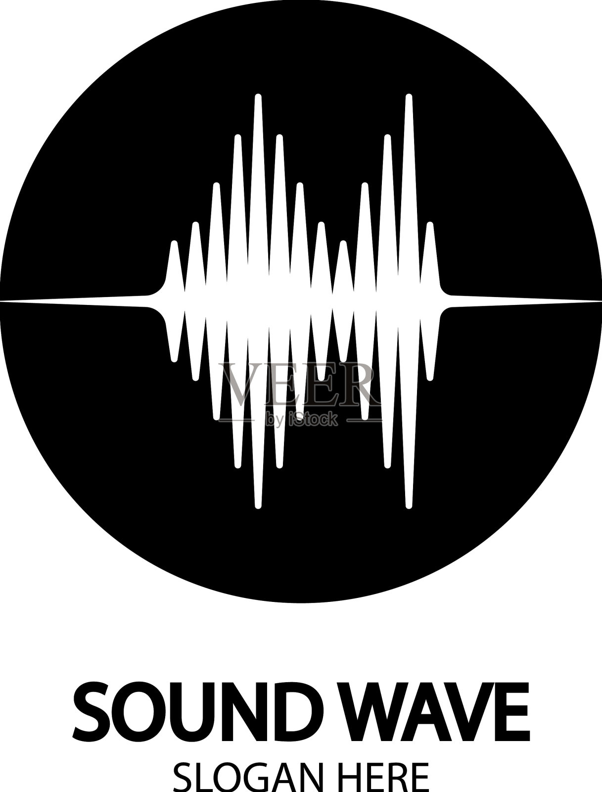 声波插画图片素材