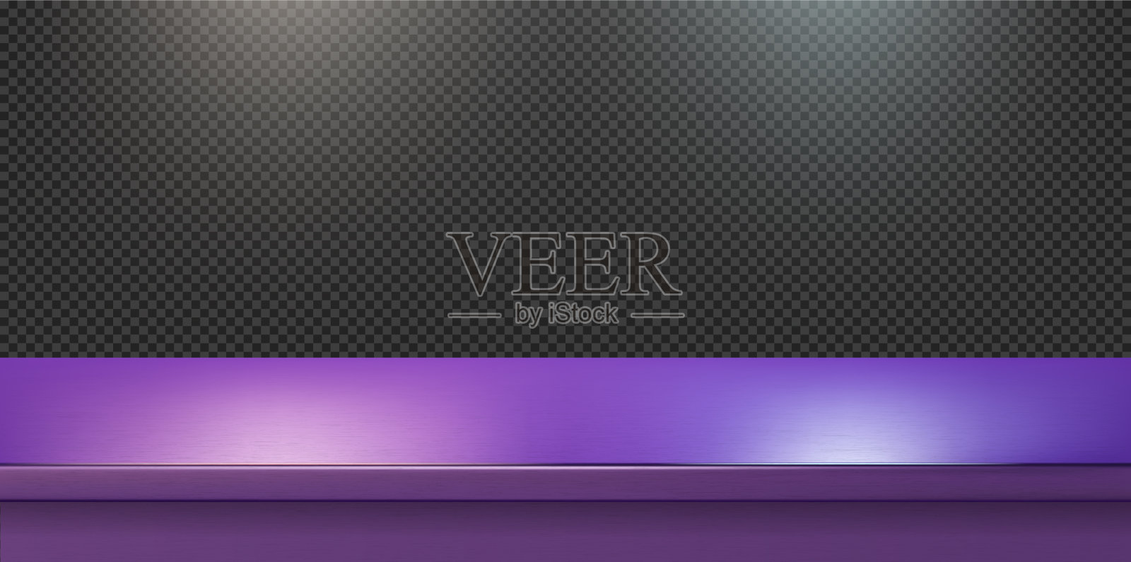 紫色钢台面空架子插画图片素材