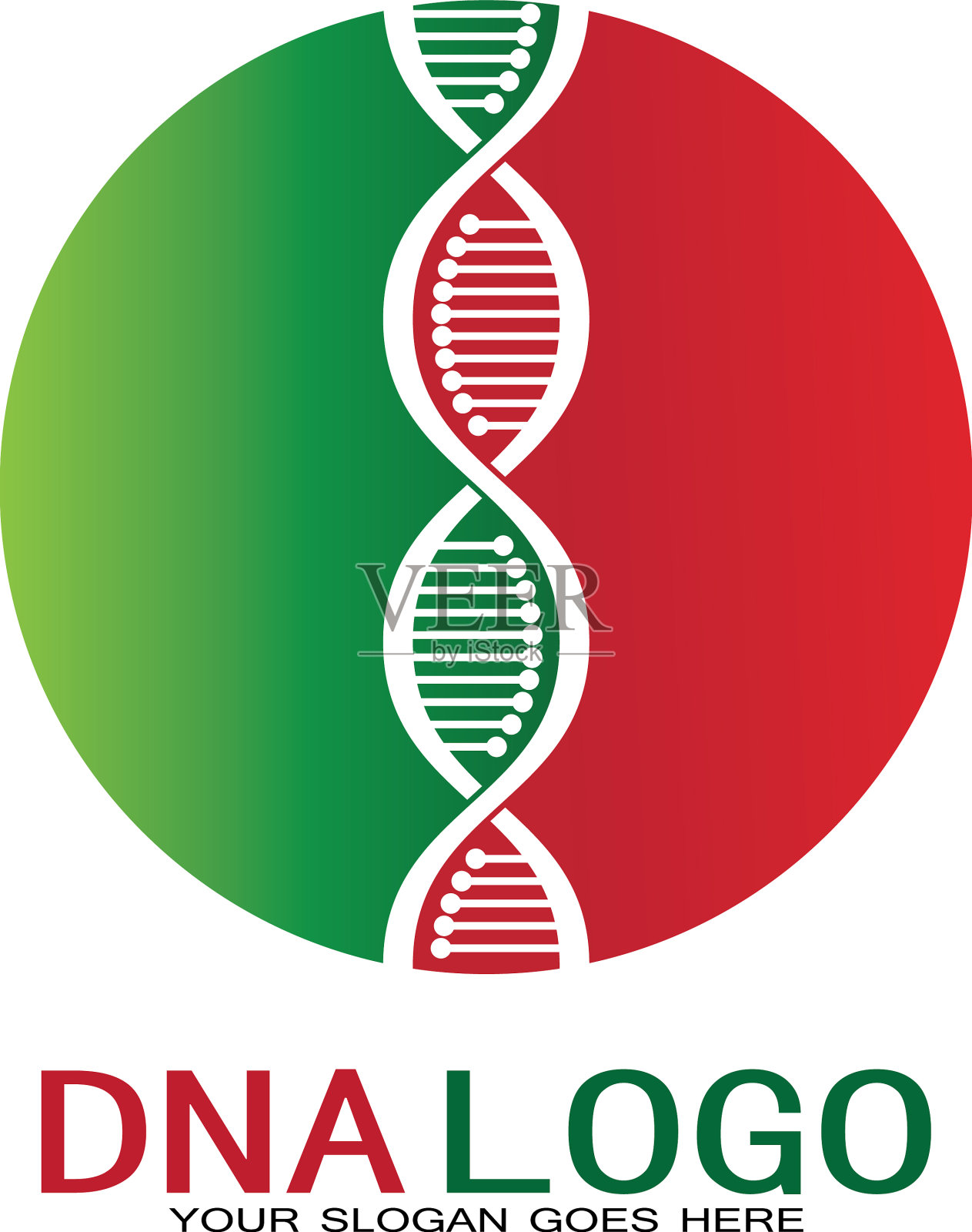 dna标志设计模板现代医学插画图片素材