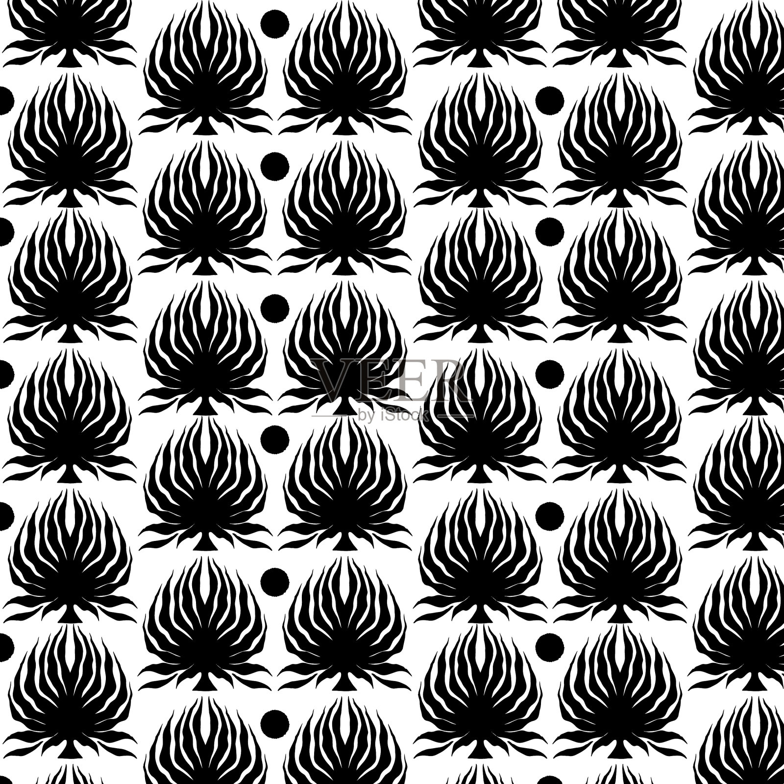 手绘抽象创意简单的艺术品插画图片素材