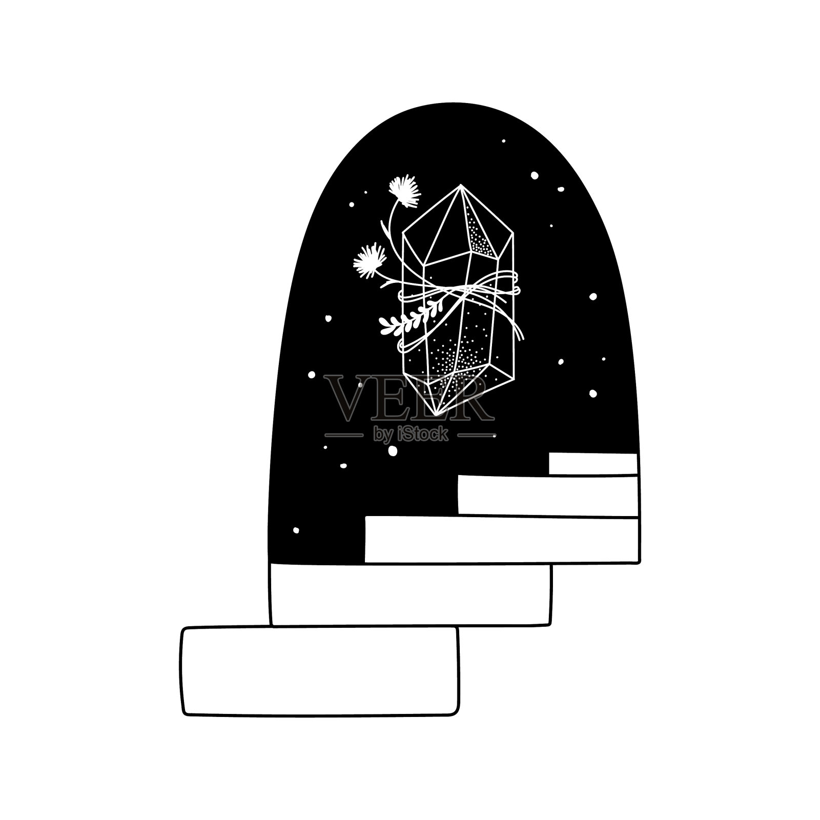 晶体 2插画图片素材