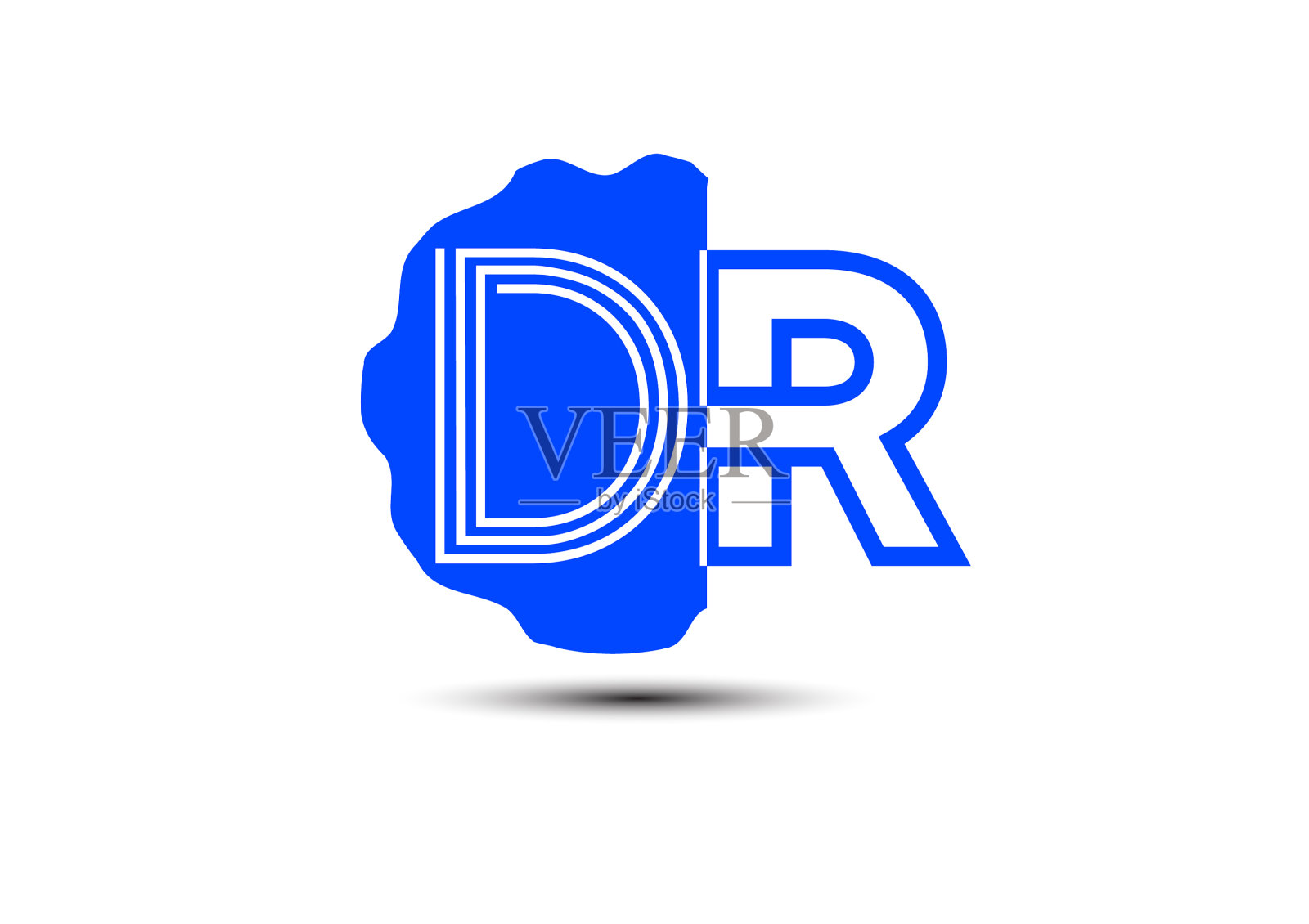 字母博士标志和图标设计模板插画图片素材