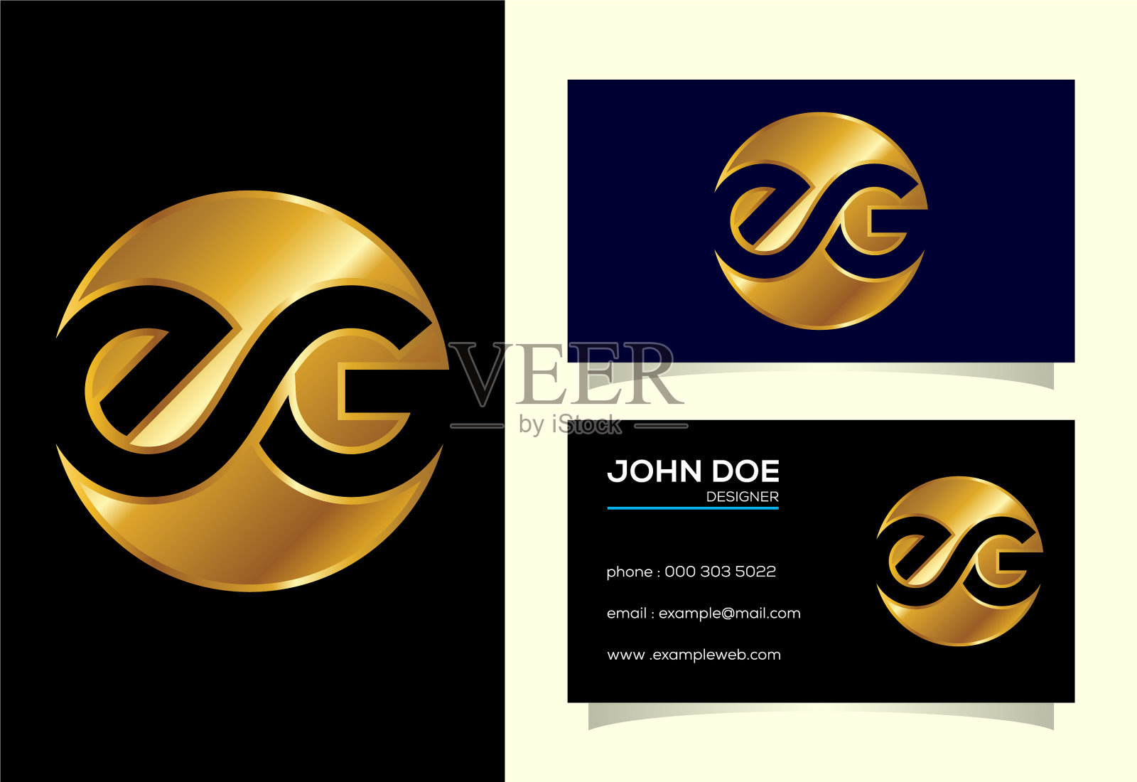 初始字母，例如标志设计图形字母表插画图片素材