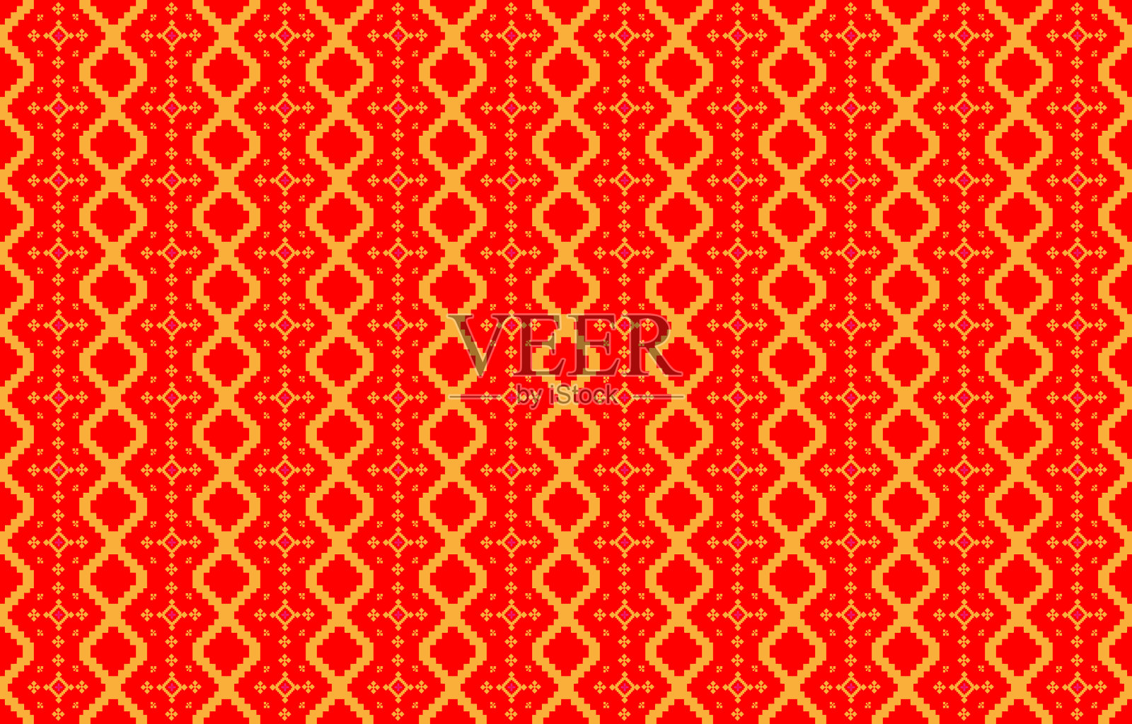 抽象几何图案和部落图案，运用当地的织物图案设计，设计灵感来源于土著部落。无缝几何矢量插图插画图片素材