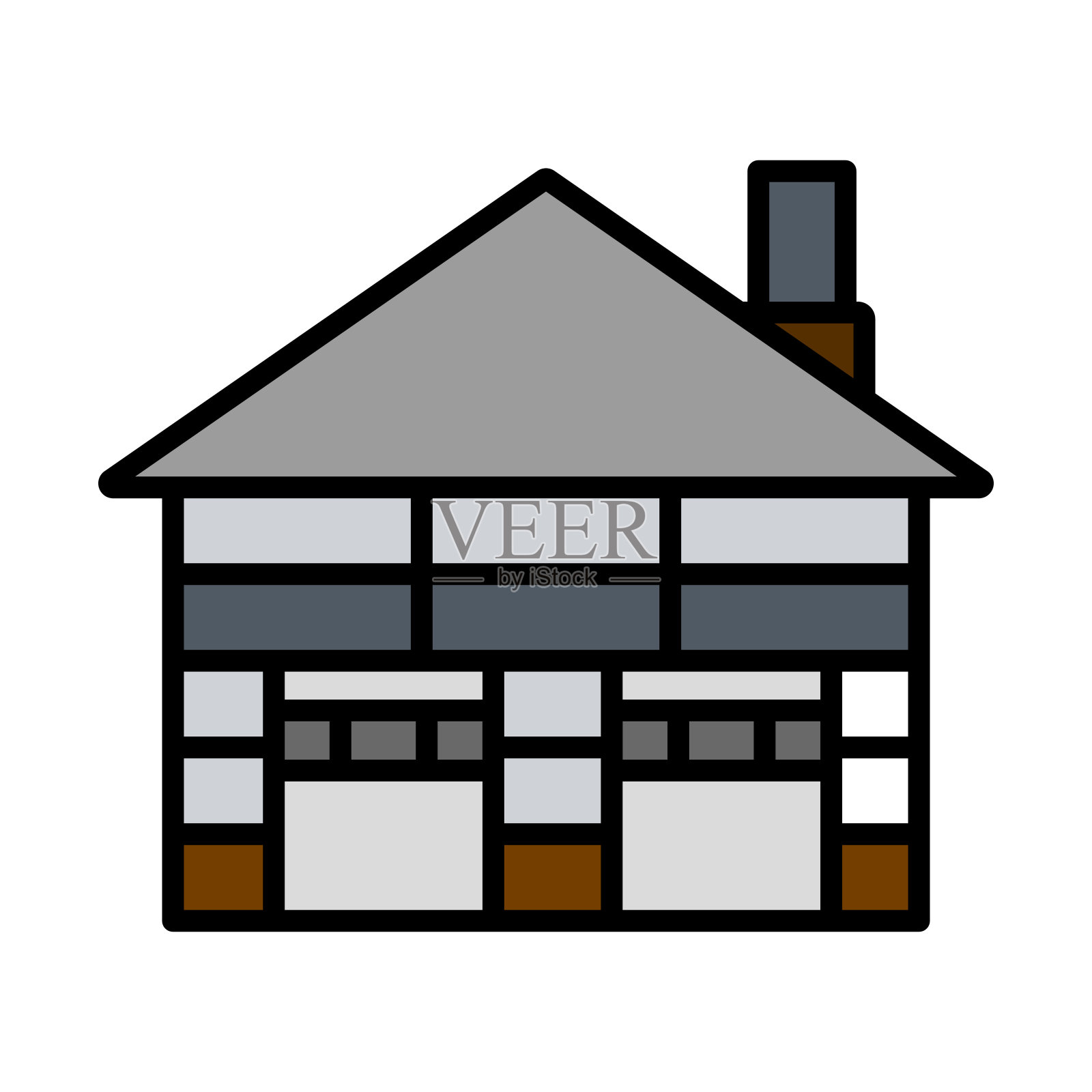 仓储物流概念图标设计元素图片