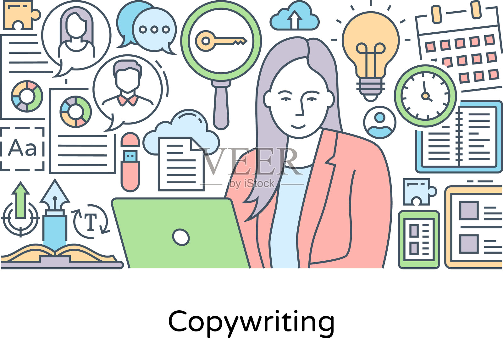 文案插画图片素材