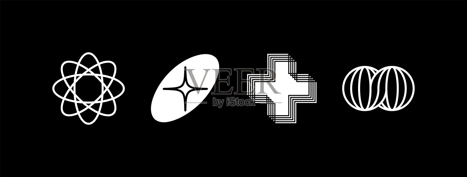 全球流行的几何形状集合插画图片素材