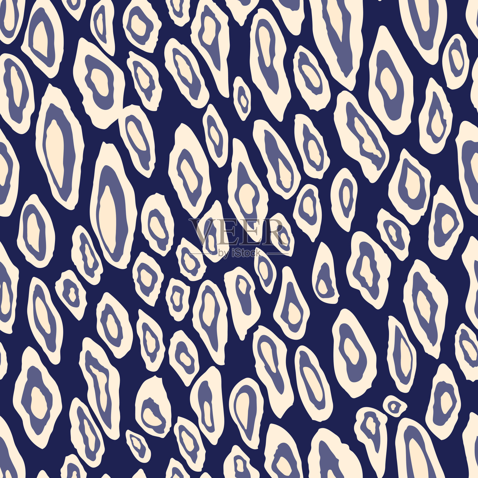 抽象现代豹无缝图案。动物的背景。颜色装饰矢量库存插图印刷，卡片，明信片，织物，纺织品。风格化皮肤的现代装饰插画图片素材