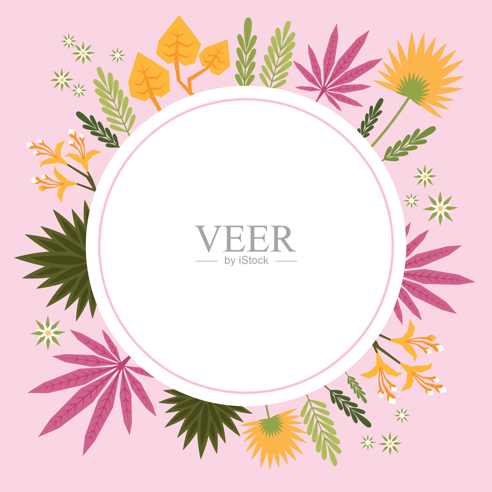 空白框架装饰抽象现代化插画图片素材