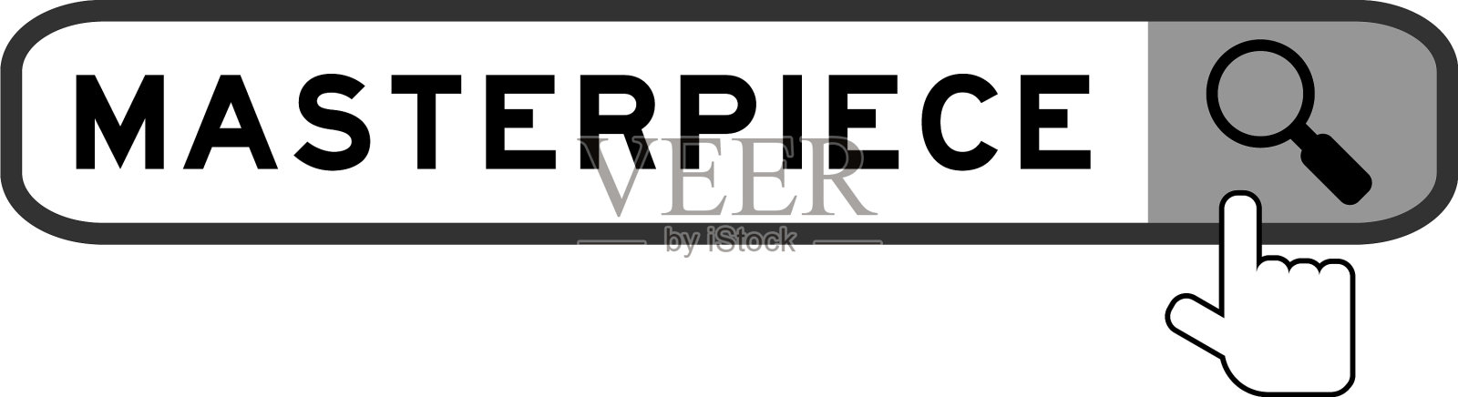 在文字中搜索横幅代表作和移交插画图片素材