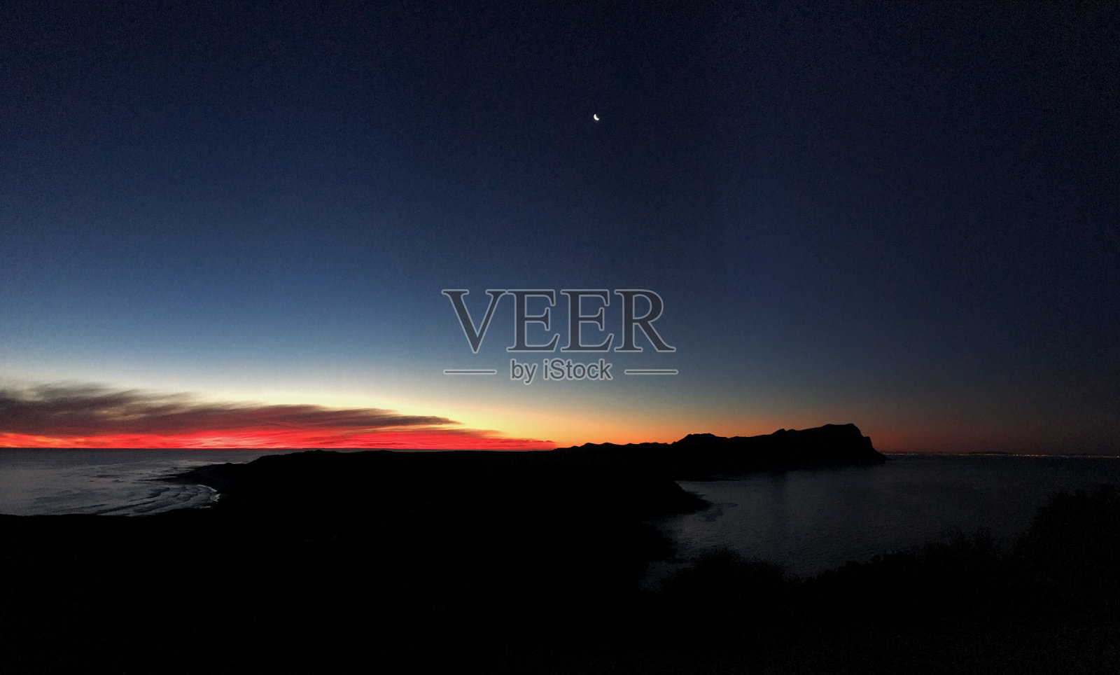 桌山国家公园的黄昏照片摄影图片