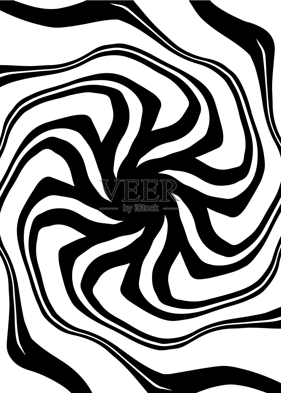 抽象的背景。抽象扭曲条的纹理。流体艺术。插画图片素材