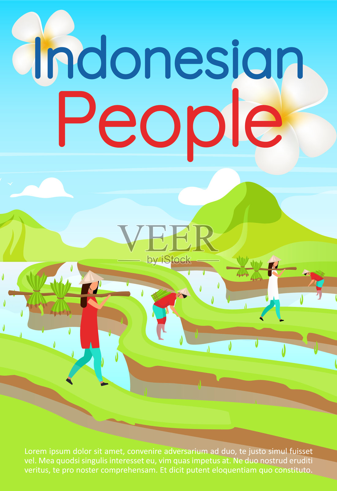印尼人宣传册模板传统设计模板素材