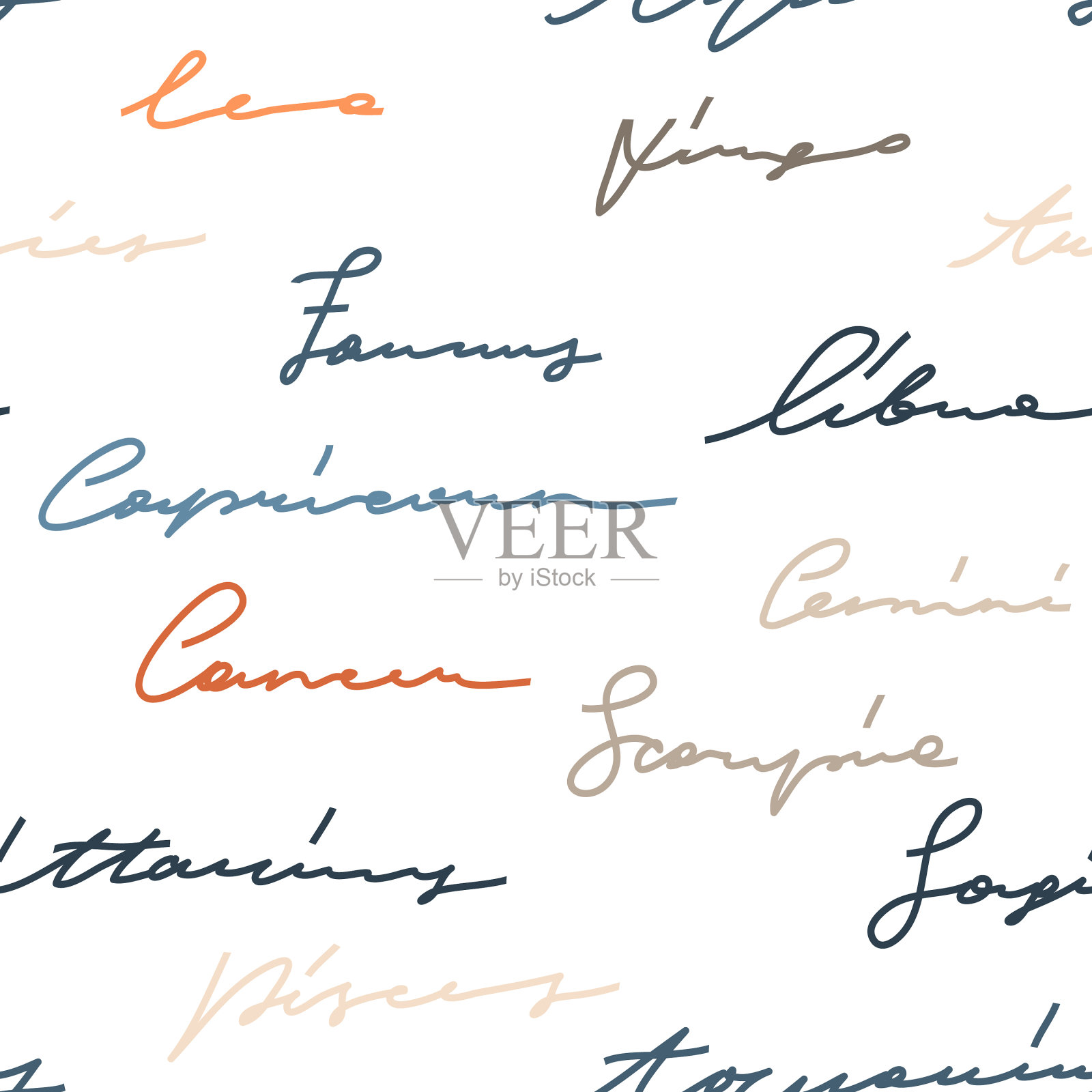 手绘股票抽象平面图形插画图片素材